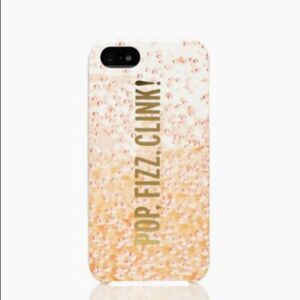 NIB Kate Spade Pink Glittery Phone Case